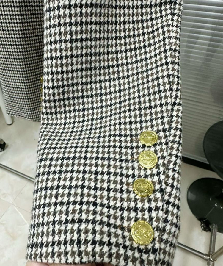 톰브라운 하운드 투스 코듀로이 투피스 블레이저--6