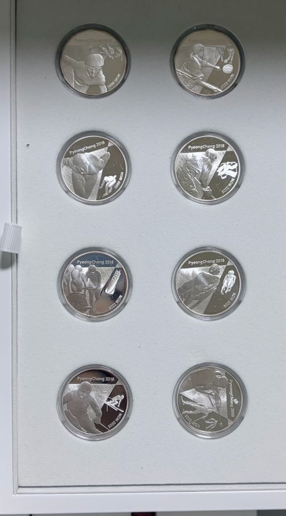 평창올림픽 기념주화 (개별보증서O) 은화,황동화--1