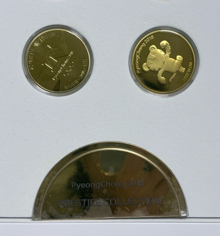 평창올림픽 기념주화 (개별보증서O) 은화,황동화--3