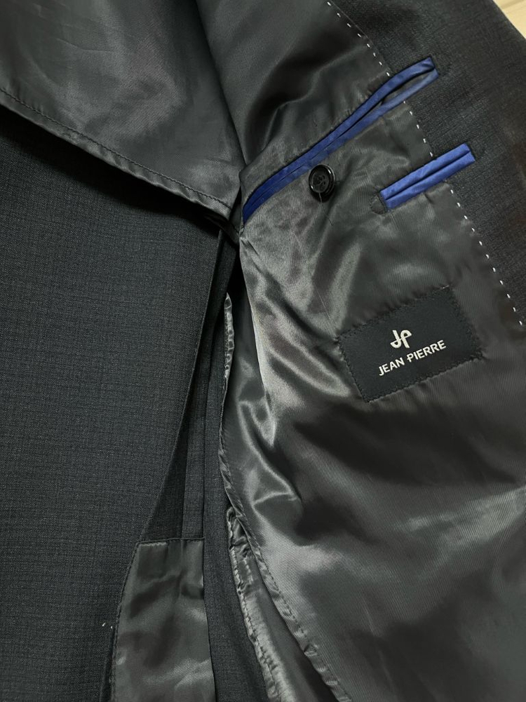 (Jean Pierre) 쟌피엘 간절기 셋업수트 차콜 바지2장--2