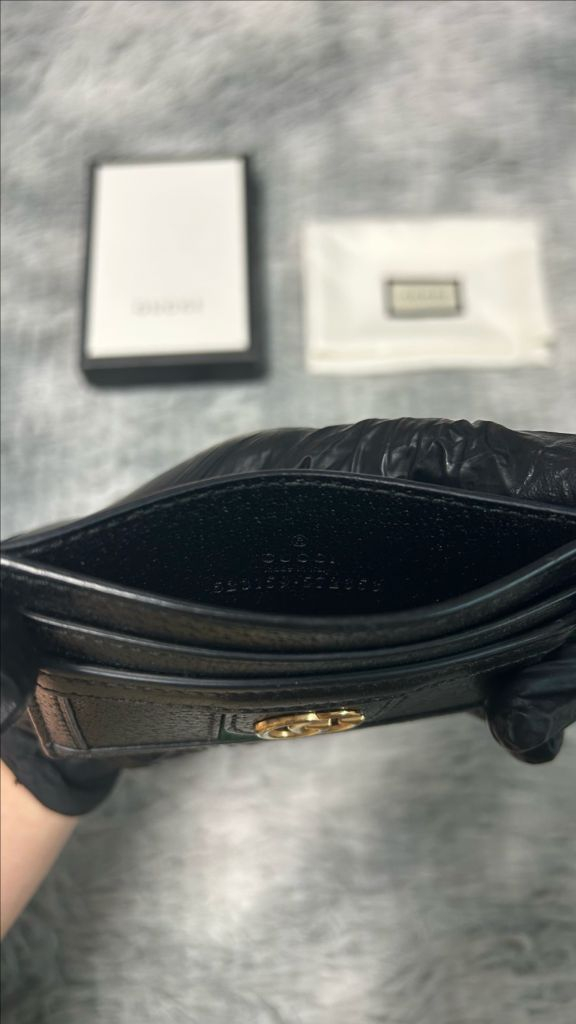 [당일발송] 구찌 오피디아 카드지갑 블랙 [정품] 이미지