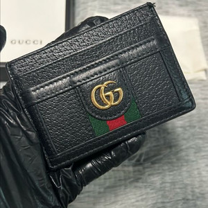 [당일발송] 구찌 오피디아 카드지갑 블랙 [정품] 이미지