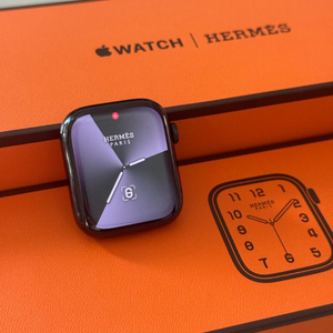 애플워치9 45mm 에르메스 누아 블랙 애케플 팝니다
