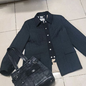 살바토레 페라가모 여성 누빔패딩 자켓/ 페라가모 토드백