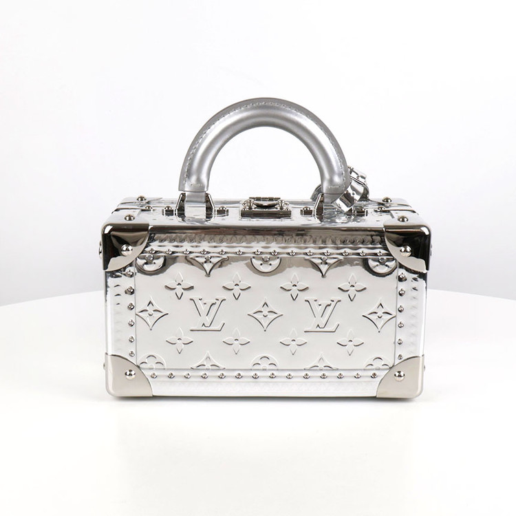 [중고명품다올] 루이비통 발리젯 트레조 트렁크 크로스백 실버 M12797--5