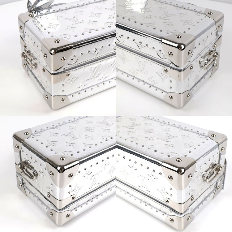 [중고명품다올] 루이비통 발리젯 트레조 트렁크 크로스백 실버 M12797--6