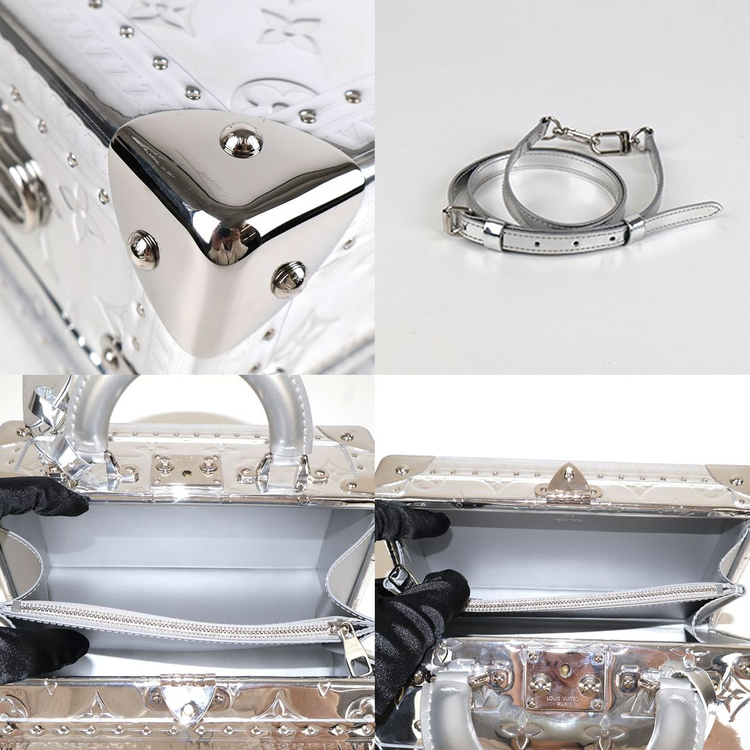 [중고명품다올] 루이비통 발리젯 트레조 트렁크 크로스백 실버 M12797--8