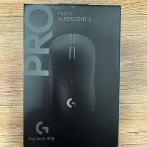 로지텍 G PRO X Superlight2 지슈라2 블랙 미개봉