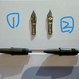 Jowo 만년필 6호 14k soft ef닙+ 에보나이트 피드 닙파트