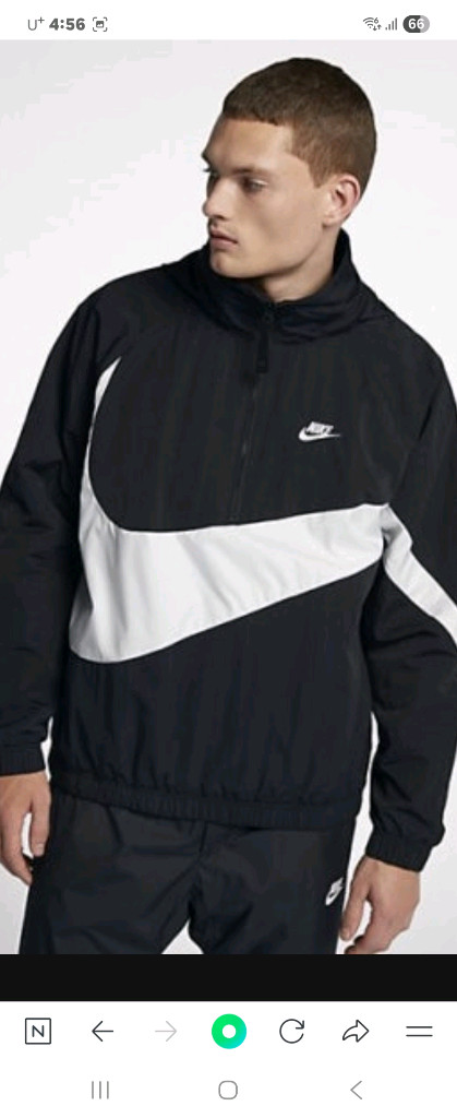 나이키 빅스우시 셋업 xl (105) 바람막이 웜업 아노락 이미지