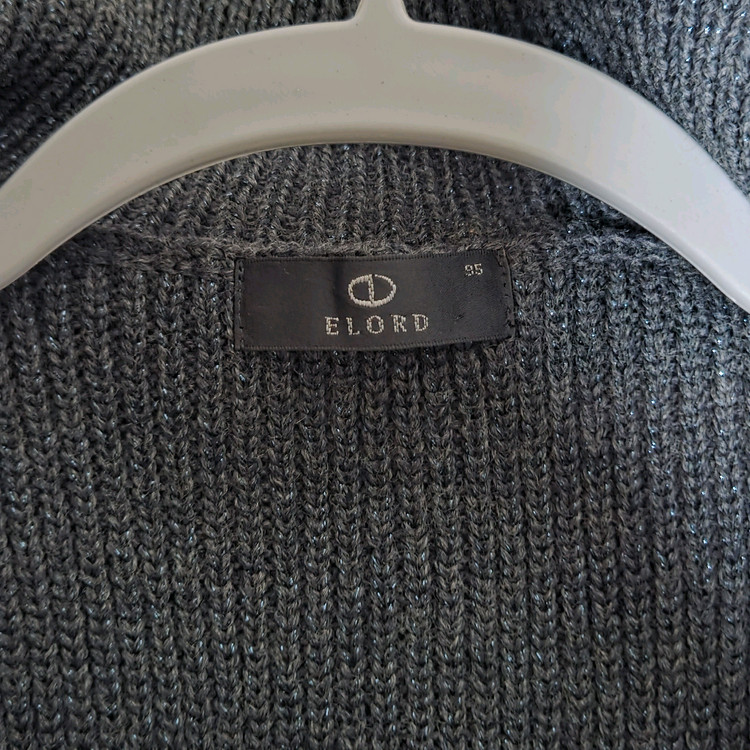 ELORD 엘로드 여성 퍼 니트 조끼 95--1