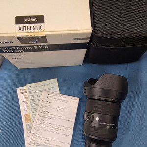 시그마a24-70 시계륵 소니fe 마운트 먼지개선판신동급팔아요