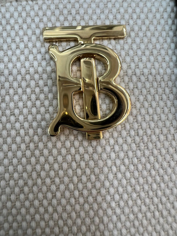 [중고명품 럭스올 울산점] 버버리 프란시스 마이크로 캔버스 레더 숄더백--9