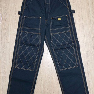 캐피탈 씬 캔버스 럼버 팬츠 블랙 3사이즈