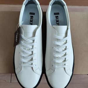 식스핏 가죽스니커즈275 남성 운동화 키높이 새상품 이미지