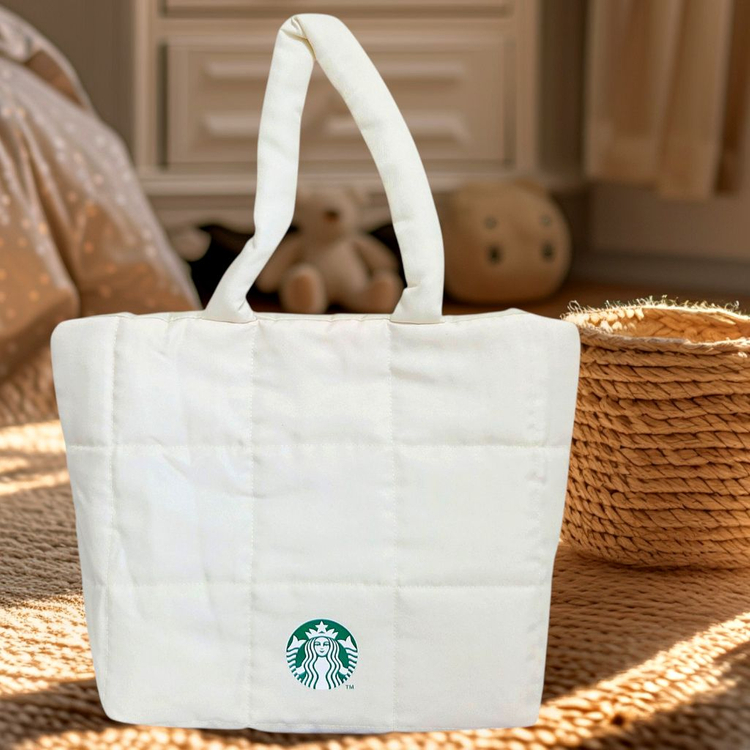 스타벅스 패딩 숄더백 토드백 퀄팅 에코백 데이리백 가방 이미지