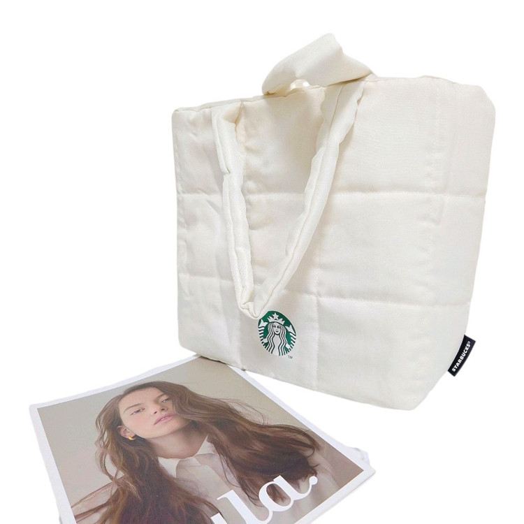 스타벅스 패딩 숄더백 토드백 퀄팅 에코백 데이리백 가방 이미지