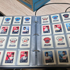 롯데 띠부씰 162종(1차 2차 전종) 바인더 포함