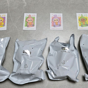 팝마트 텔레토비 쿠키버전 키링 일괄 이미지