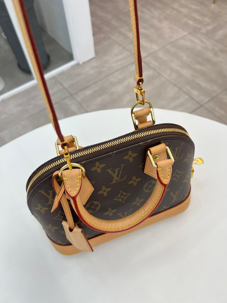 [중고명품 럭스올 울산점]루이비통 알마 BB 모노그램 토트 숄더백--6