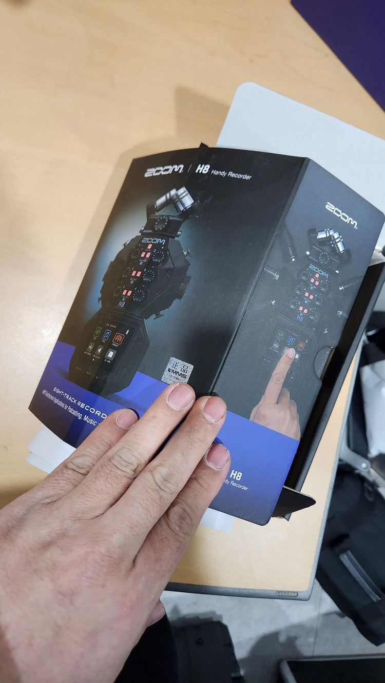 zoom h8 오디오 레코더 중고 이미지