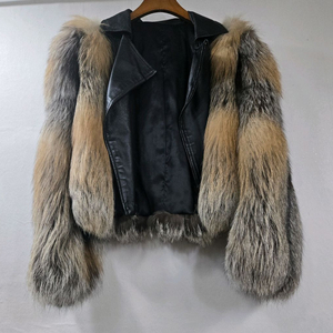 골드 사가폭스 가죽자켓 이미지