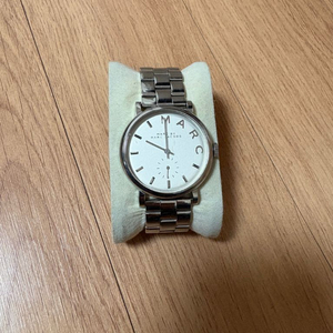 마크 제이콥스 베이커(Baker) 실버 메탈 여성 시계-남녀 공용