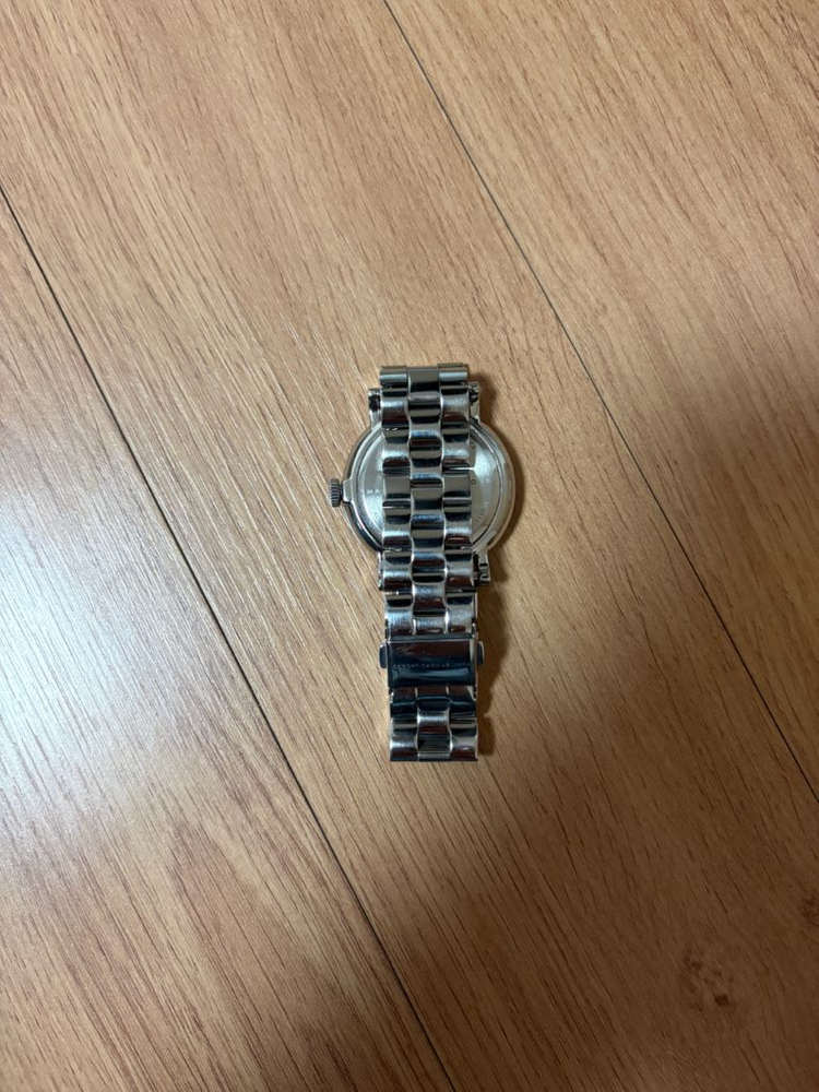 마크 제이콥스 베이커(Baker) 실버 메탈 여성 시계-남녀 공용--2