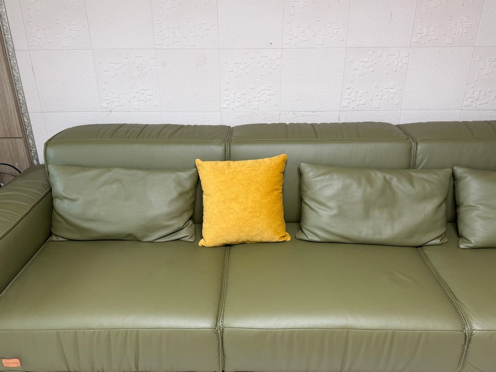 4인용 이태리 가죽소파 이미지