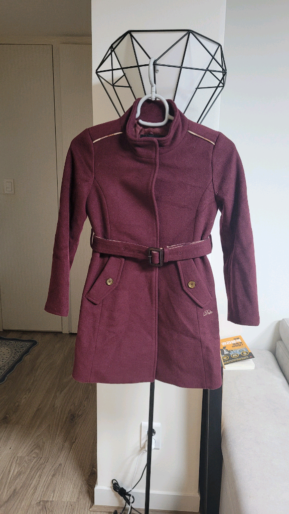 닥스 주니어 모+캐시미어 코트-130 사이즈--1