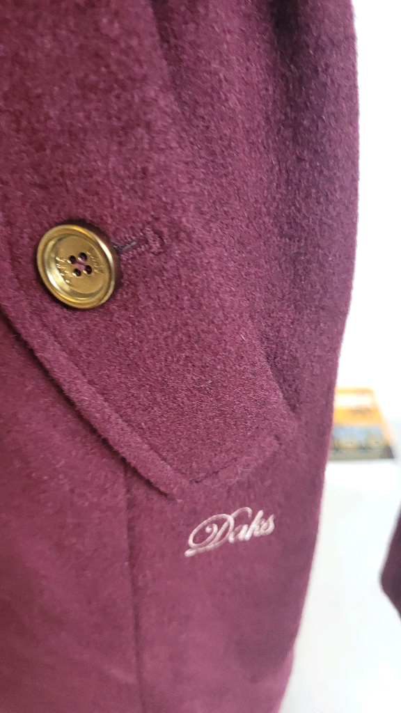 닥스 주니어 모+캐시미어 코트-130 사이즈--3