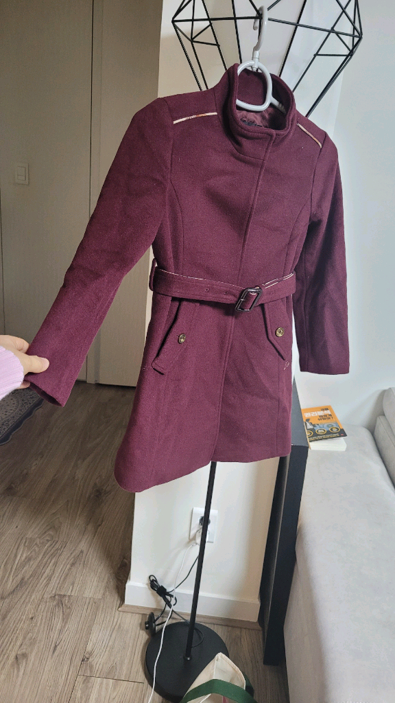 닥스 주니어 모+캐시미어 코트-130 사이즈--4