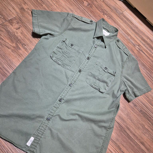 (100) 폴로랄프로렌 투포켓 웨스턴 밀리터리 반팔 라이더 할리