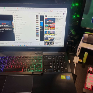 삼성 i7 노트북 / 외장 키보드 포함 / SSD