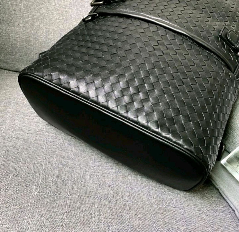 보태가 베네타 인트레치아또 백팩 남성용 블랙--2