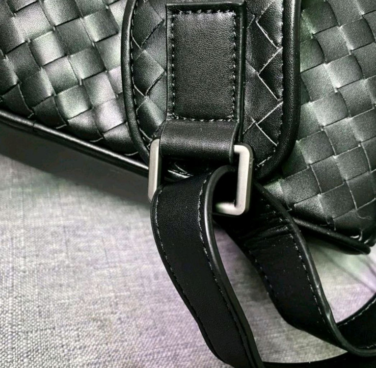 보태가 베네타 인트레치아또 백팩 남성용 블랙--6