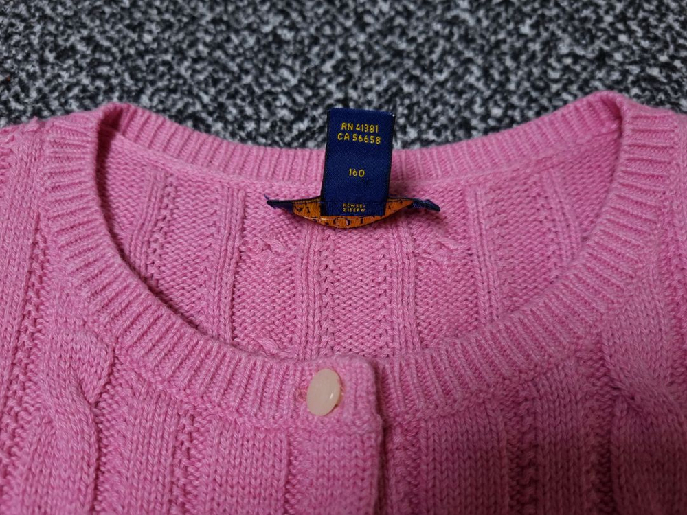 [무료배송][160]폴로 키즈 케이블 니트 가디건 성인가능--5