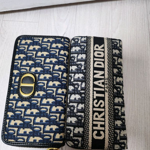 디욜 장지갑 (네이비/블랙)