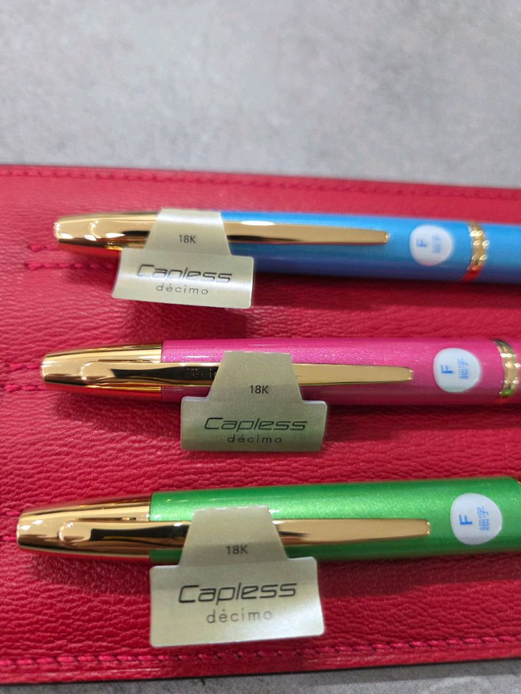 파일럿 캡리스 데시모 2021년 한정판 3색 만년필--3