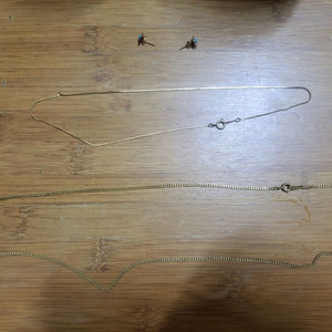 도금 목걸이 일괄로 팝니다