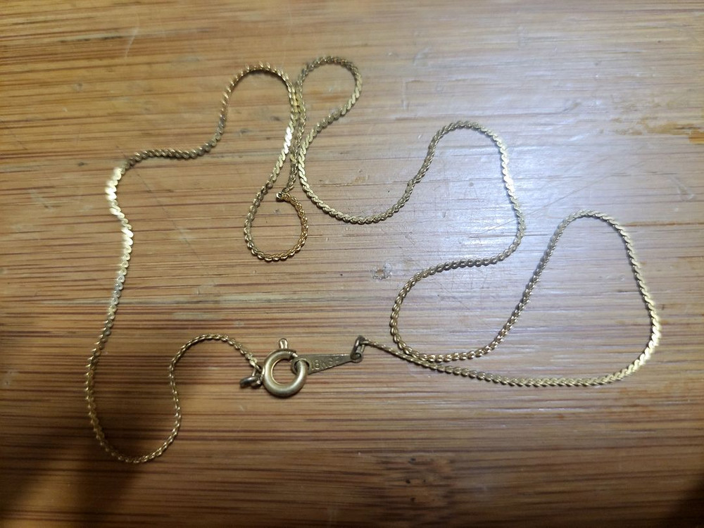 도금 목걸이 일괄로 팝니다--2