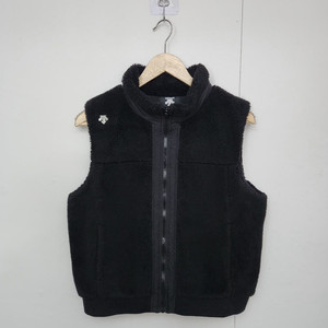 [데상트] 90 55 여 뽀글이조끼 플리스조끼