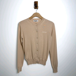 미우미우 캐시미어 가디건 38사이즈