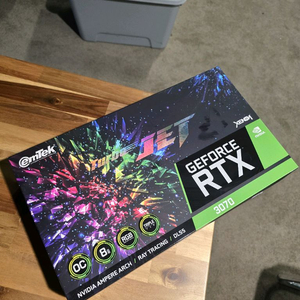 엔비디아 그래픽카드 이엠택 제트스트림 RTX3070 3팬 보석바