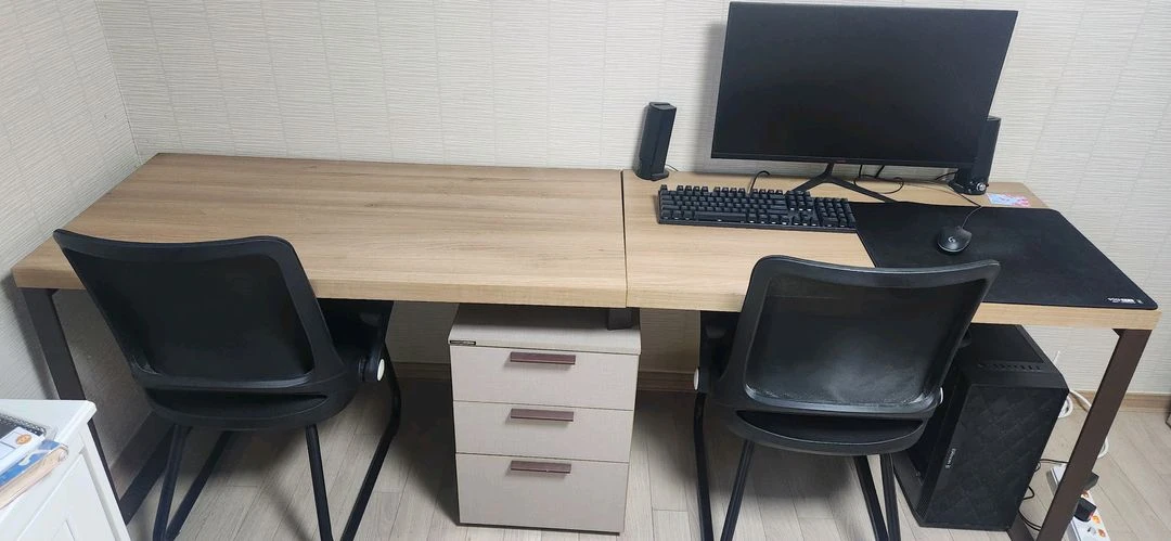 한샘 책상세트 이미지