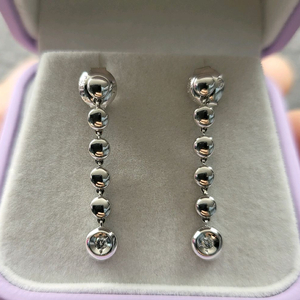 골든듀 드롭플릿 18k 다이아 귀걸이