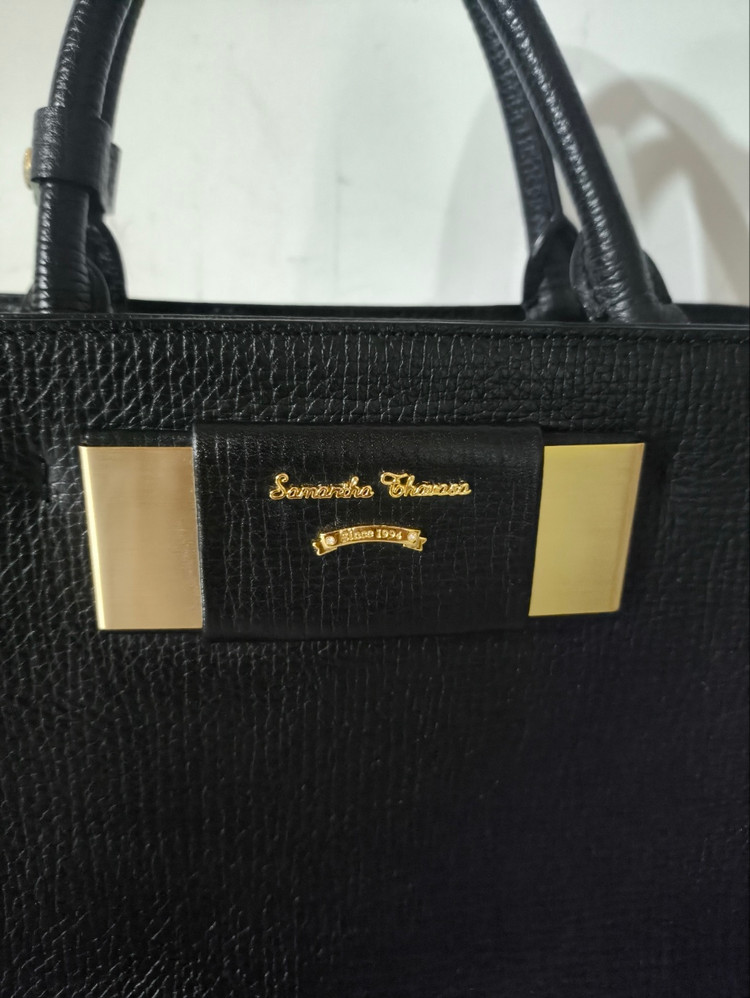 사만사타바사 레더 토트백 크로스백--1