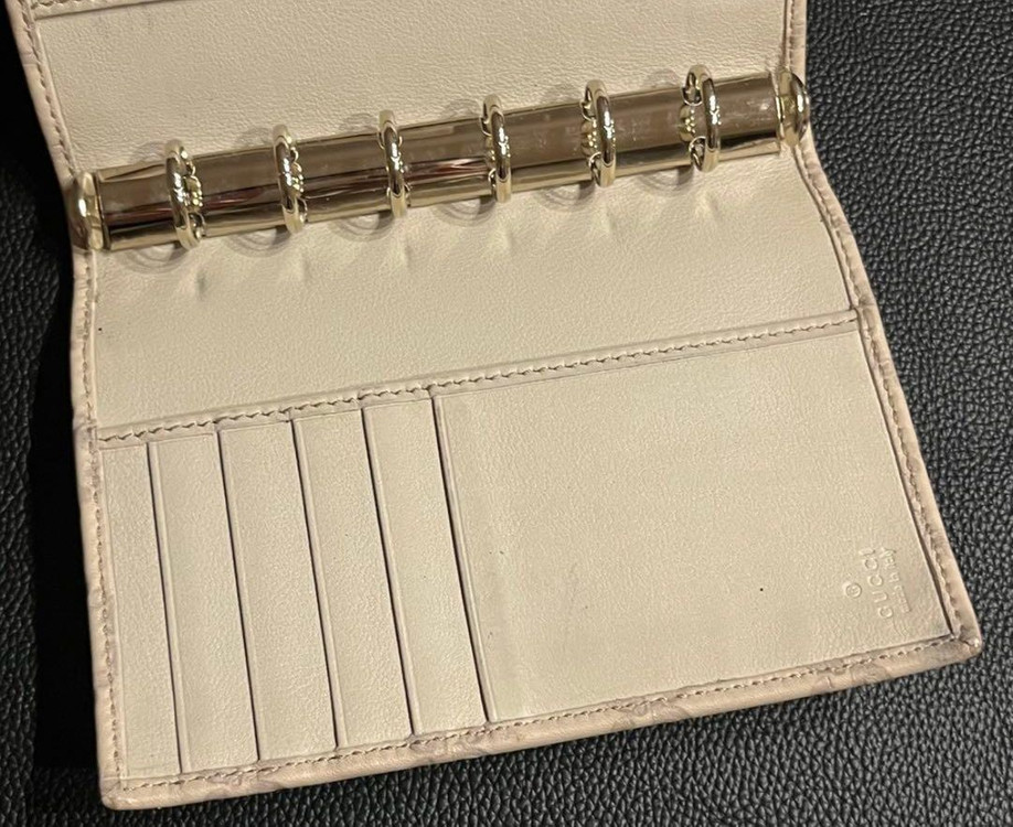 구찌 6공 다이어리 이미지