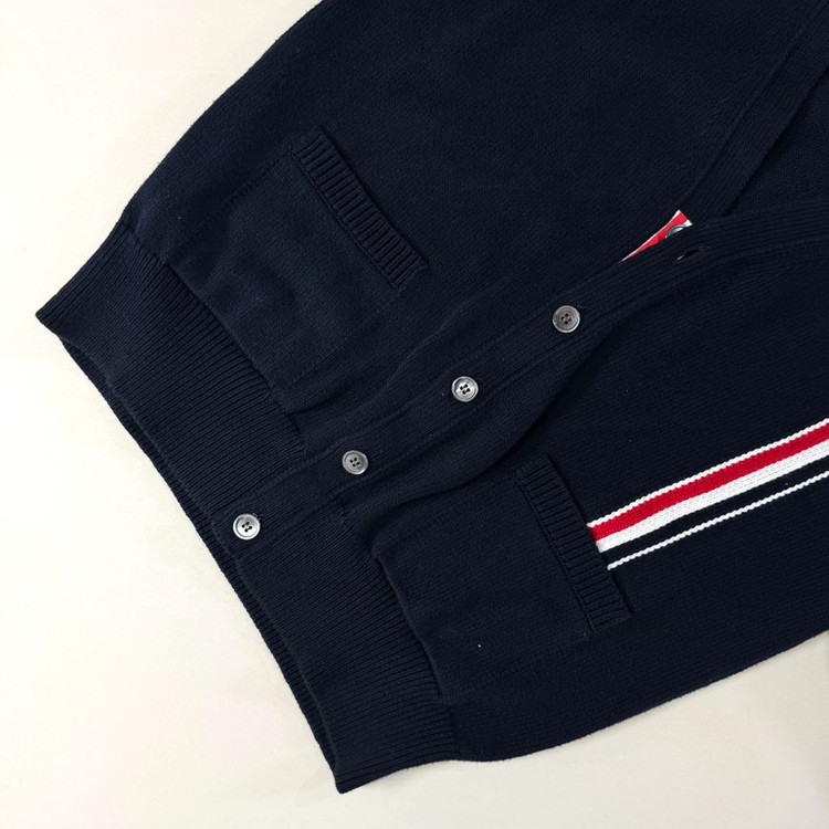 [3]톰브라운 RWB 스트라이프 인타르시아 가디건--5