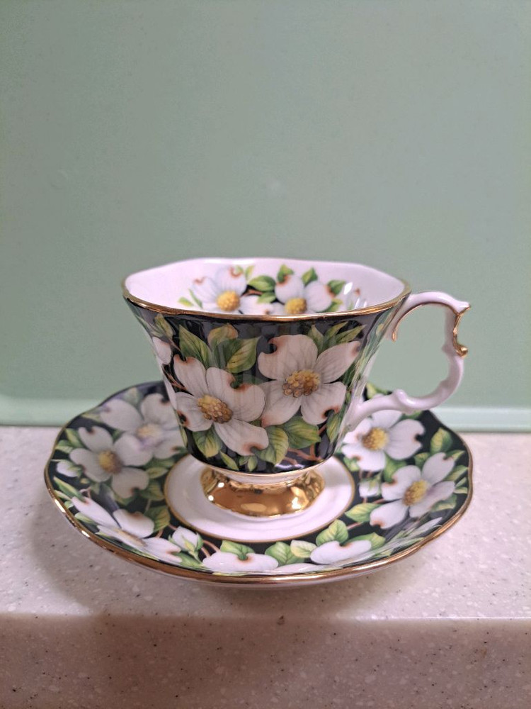 빈티지 로얄알버트 프로빈셜 플라워 중국산 아님--6